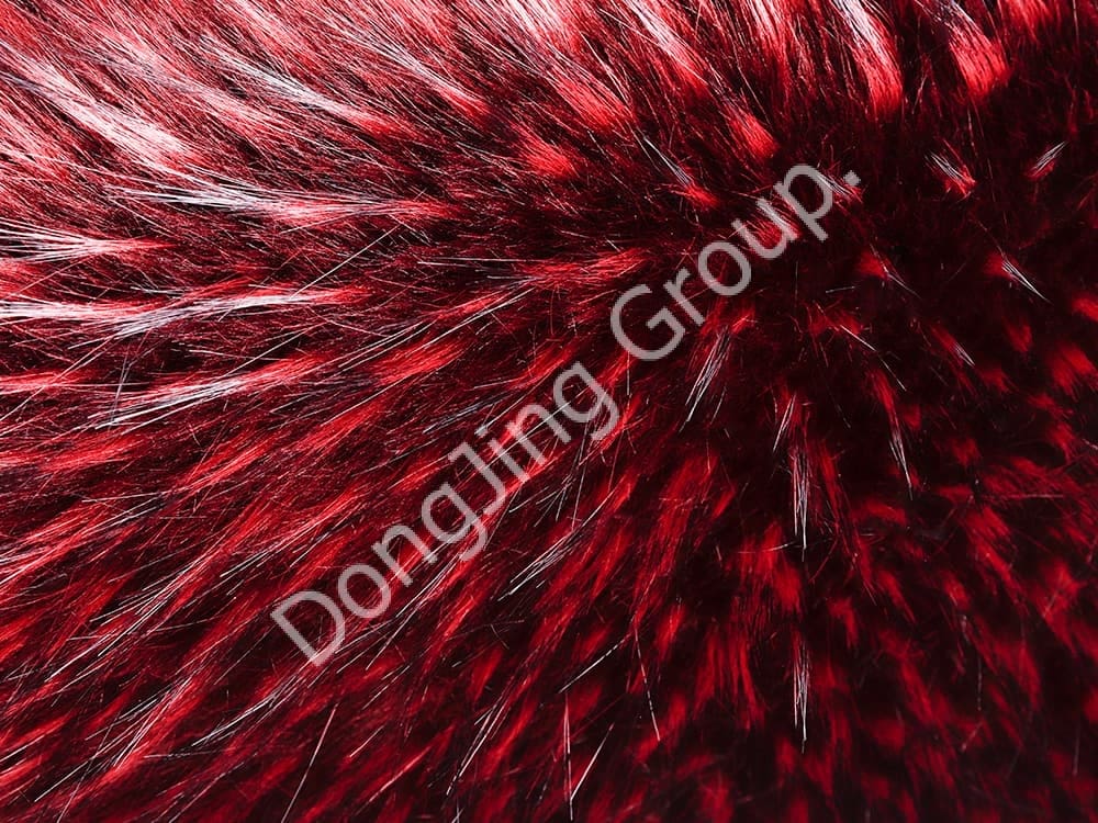 DW0578- فأرة أرجوانية faux fur fabric