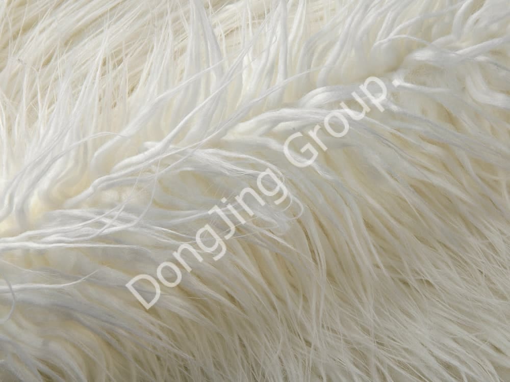 DP0918-white دفع الأسطوانة المغسولة faux fur fabric