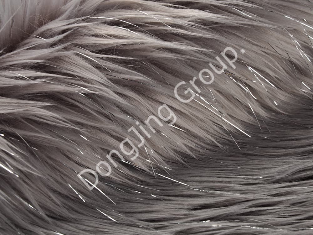 DP0940-Gray مشبك طباعة حرير حزمة faux fur fabric