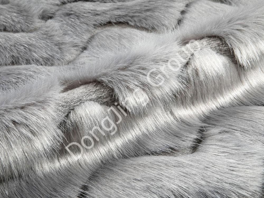 8HW0366-Soot رفع السخام مع شعر الأرنب faux fur fabric