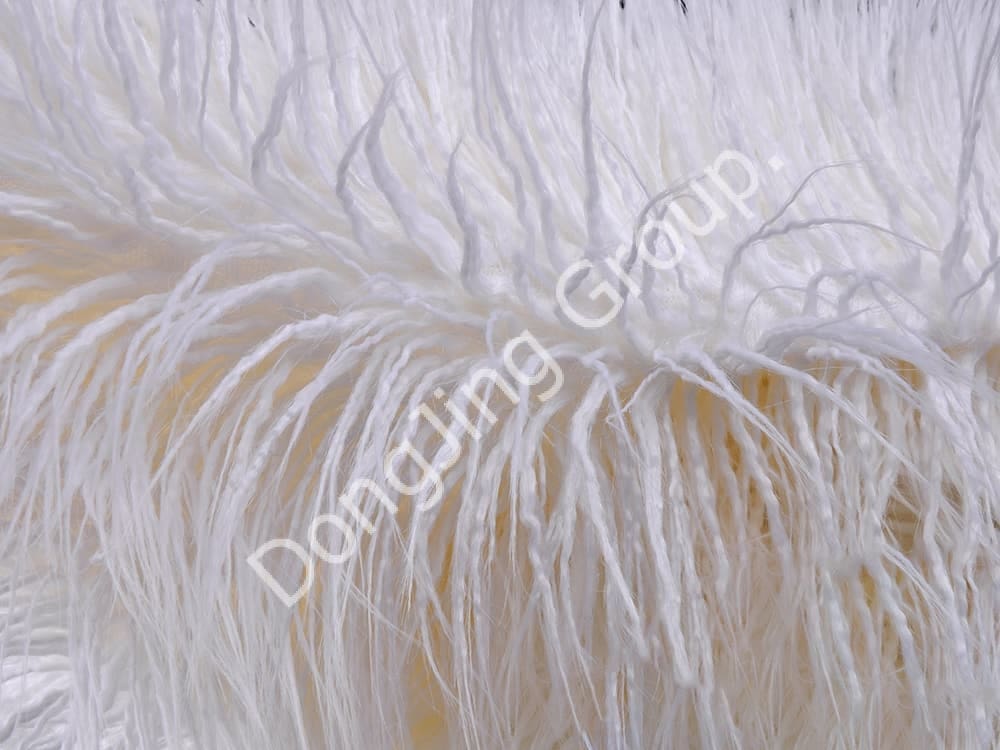 DP0969-White مرتين أسطوانة faux fur fabric