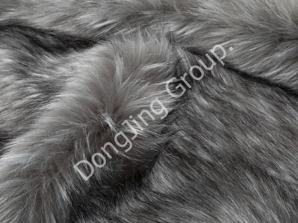 9HW0652- طرف مطبوع من قماش الجاكار بلونين faux fur fabric