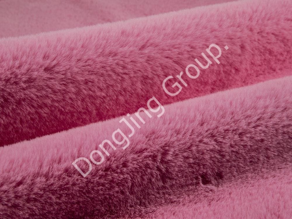 9T0122-Warp محبوك شعر أرنب عادي faux fur fabric