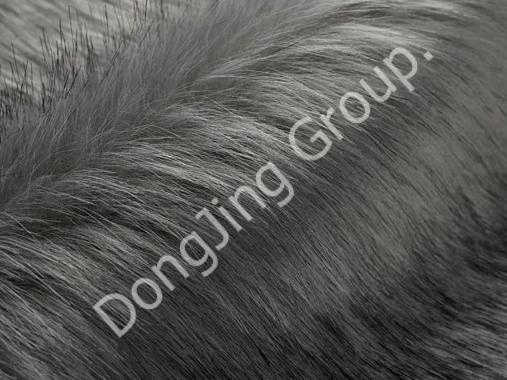 DP0621- تلميح مصبوغ رمادي faux fur fabric