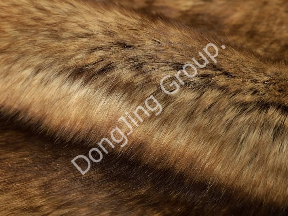 DP0628-Brown الانسحاب faux fur fabric